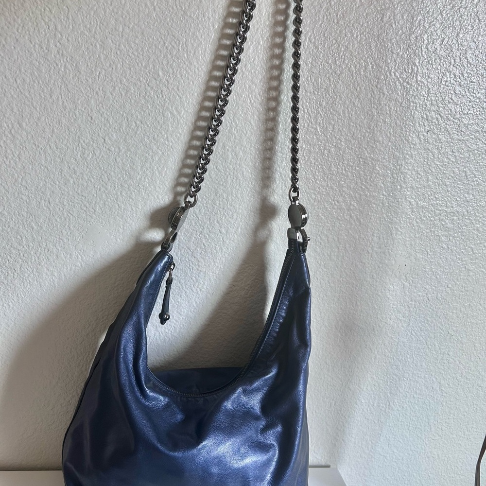 GUCCI Galaxy Navy Leather Shoulder bag